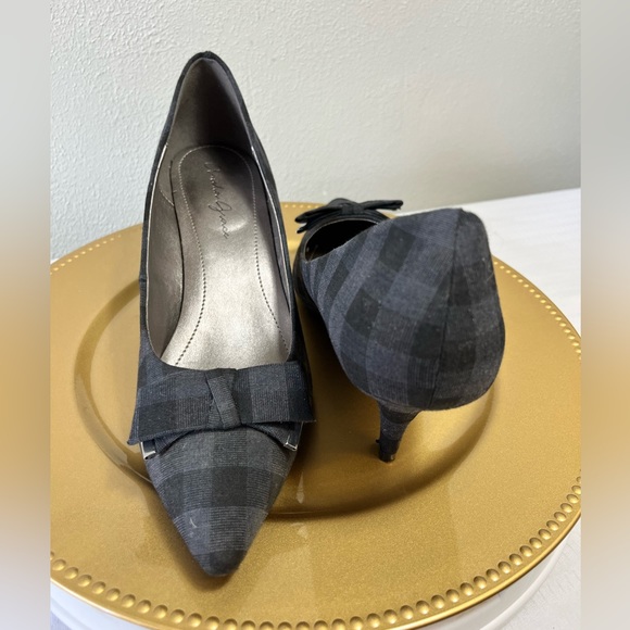 Amelia Grace Black Plaid AG Sandy Shoes - Picture 4 of 6